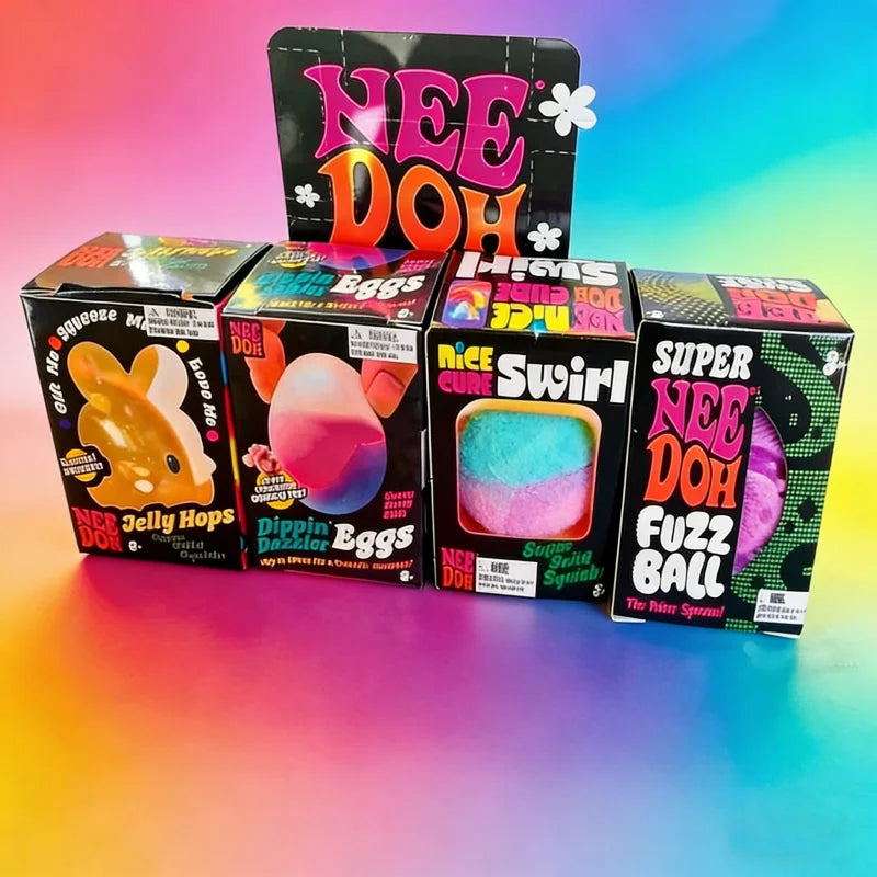 2026 Needoh Golden Egg Hunt Game Blind Box Easter Fidget With With Squishy Surprise Stress Relief Squeeze For Kids' Easter Party